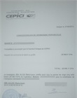 Récépissé de dépôt